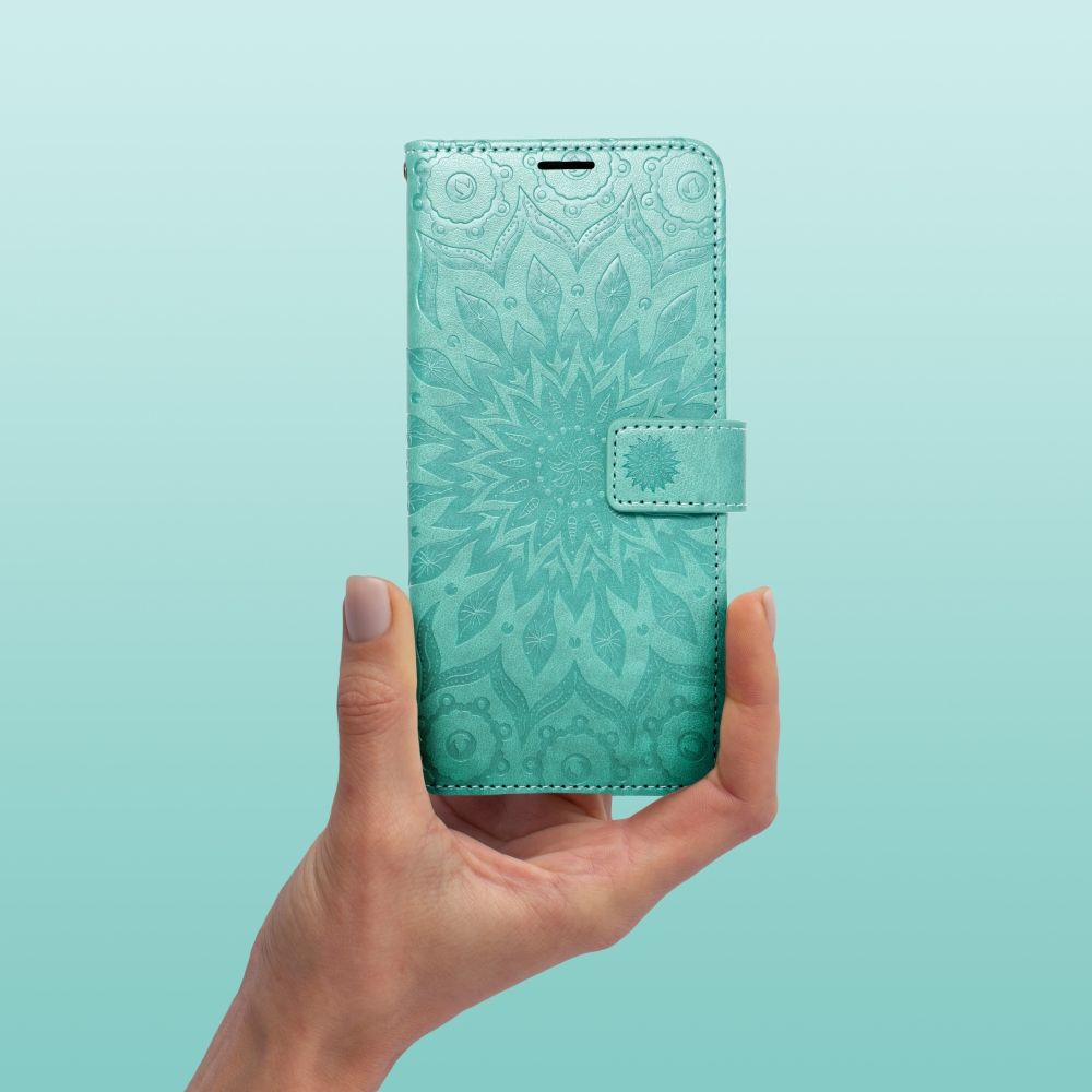 Samsung Galaxy A14 4G / Galaxy A14 5G Forcell MEZZO nyitható tok (Zöld ) 4