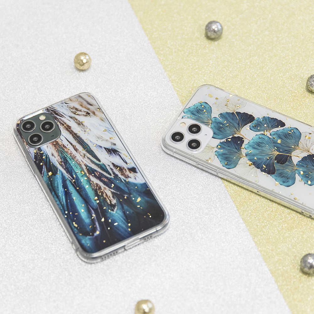 Samsung Galaxy A14 4G / Galaxy A14 5G gold glam hátlap tok (Toll) 9
