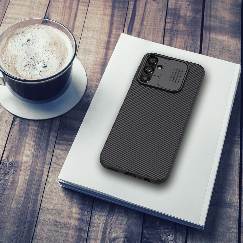 Samsung Galaxy A14 4G / Galaxy A14 5G Nillkin camshield hátlap tok (Kék)