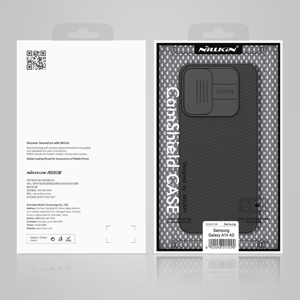 Samsung Galaxy A14 4G / Galaxy A14 5G Nillkin camshield hátlap tok (Kék)