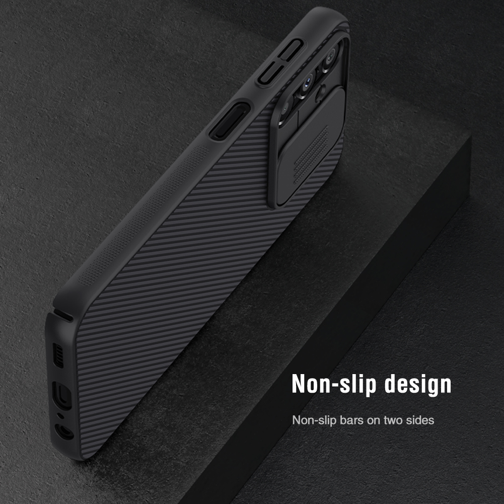 Samsung Galaxy A14 4G / Galaxy A14 5G Nillkin camshield hátlap tok (Kék)