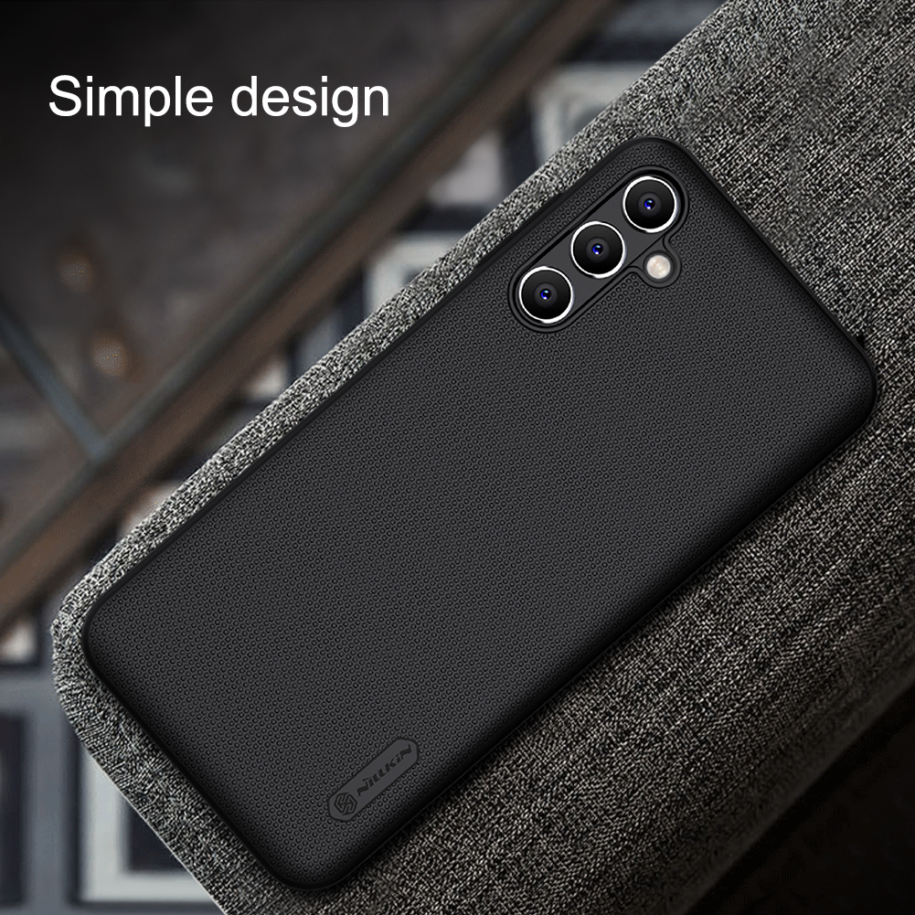 Samsung Galaxy A14 4G / Galaxy A14 5G Nillkin Super frosted strapabíró hátlap tok kék