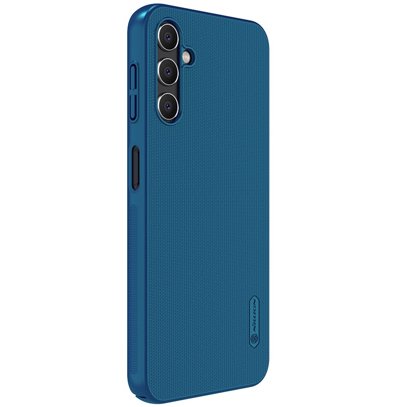Samsung Galaxy A14 4G / Galaxy A14 5G Nillkin Super frosted strapabíró hátlap tok (Kék) 0