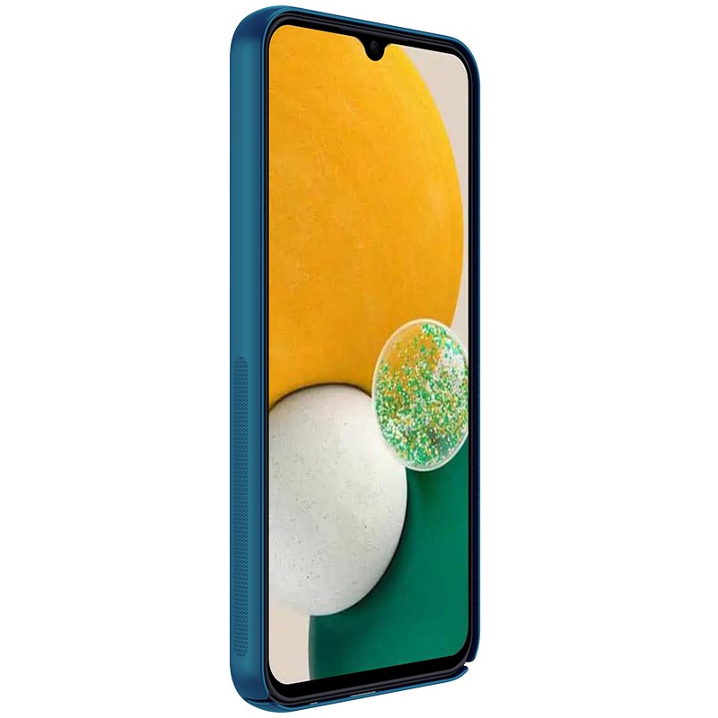Samsung Galaxy A14 4G / Galaxy A14 5G Nillkin Super frosted strapabíró hátlap tok (Kék) 2