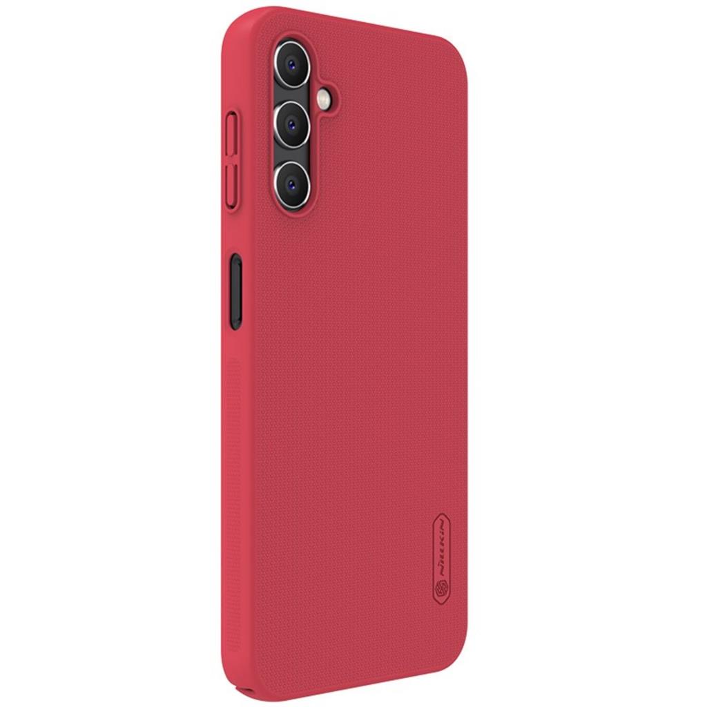 Samsung Galaxy A14 4G / Galaxy A14 5G Nillkin Super frosted strapabíró hátlap tok (Piros)