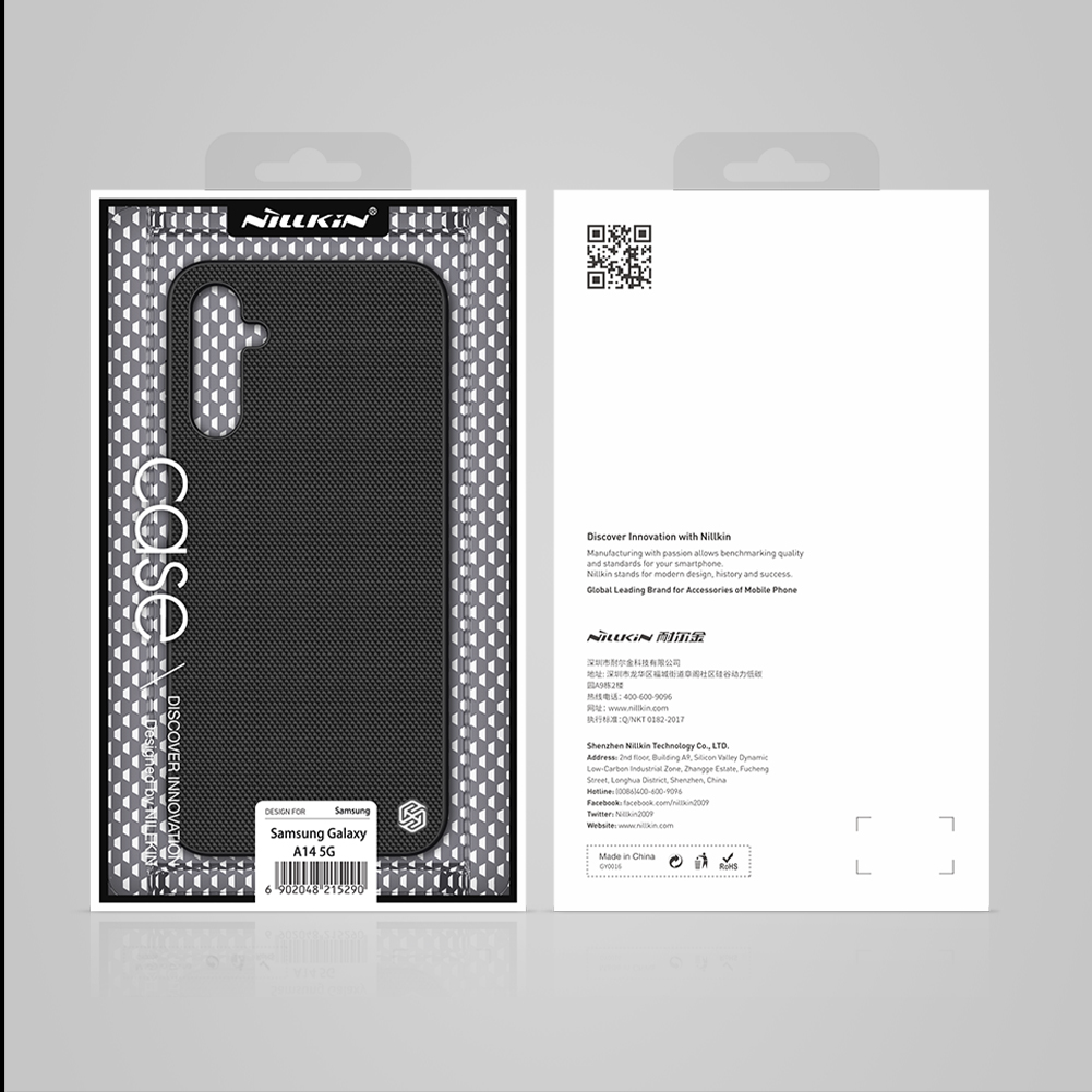 Samsung Galaxy A14 4G / Galaxy A14 5G Nillkin textured hátlap tok (Fekete) 5