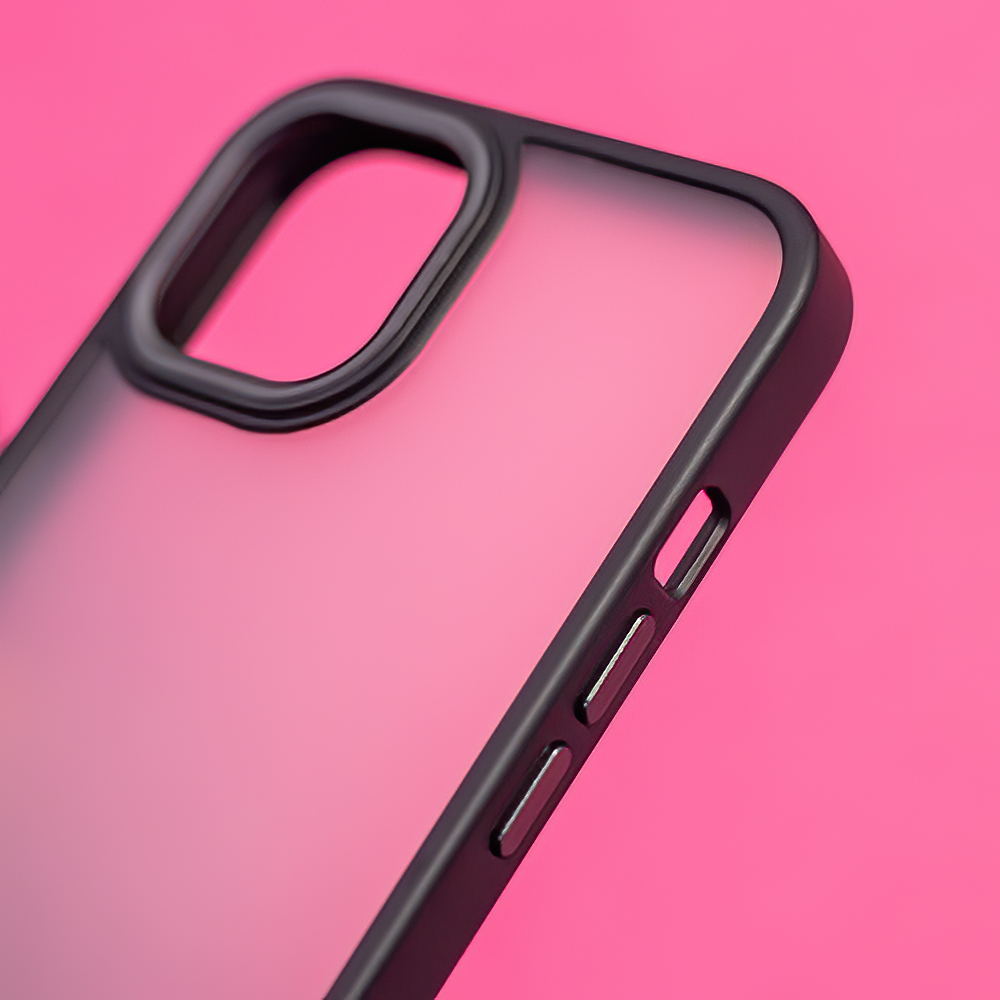 Samsung Galaxy A14 4G / Galaxy A14 5G Satin matt hátlap tok (Fekete) 4