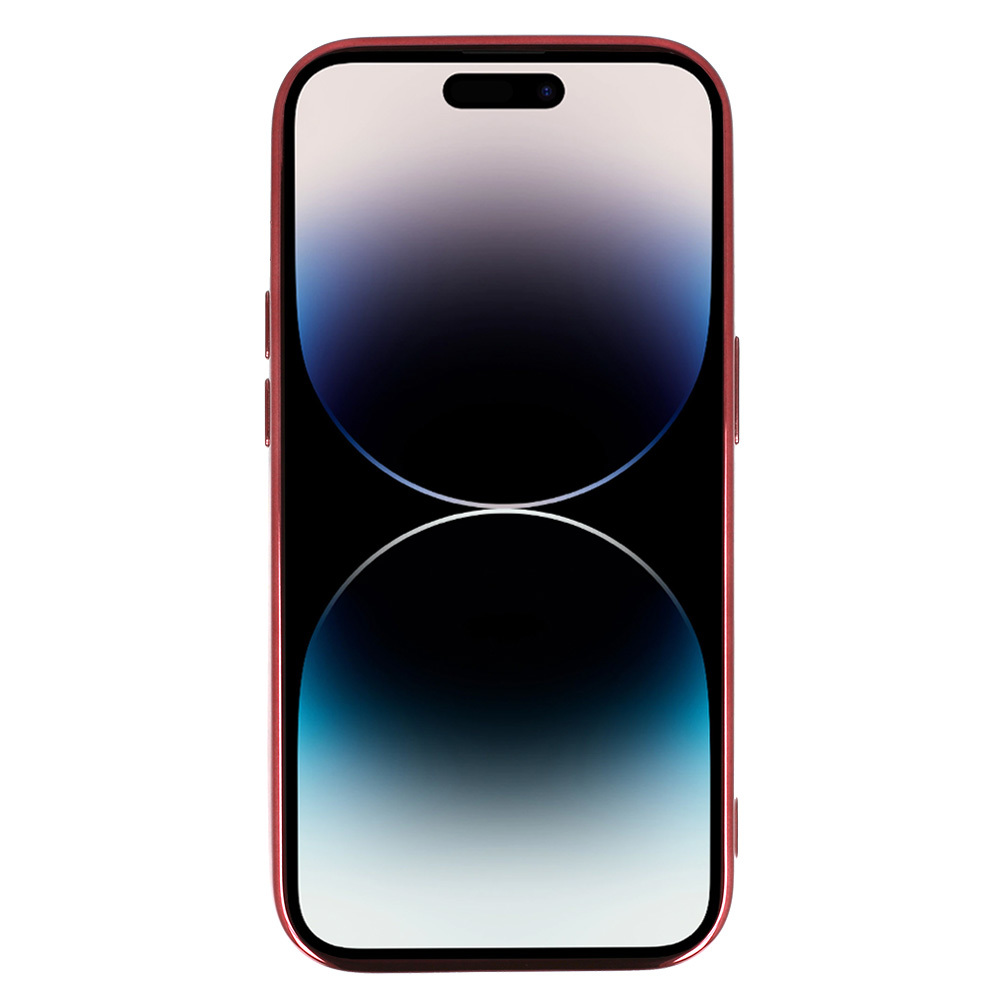 Samsung Galaxy A15 4G / Galaxy A15 5G electro lens kamera sziget védő hátlap tok (Piros)