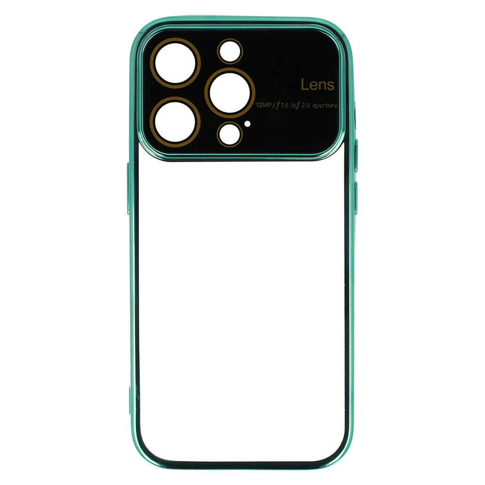 Samsung Galaxy A15 4G / Galaxy A15 5G electro lens kamera sziget védő hátlap tok (Zöld)