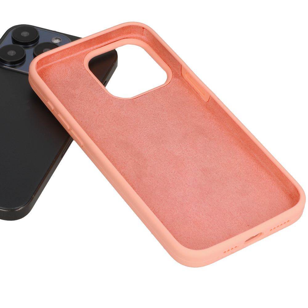 Samsung Galaxy A15 4G / Galaxy A15 5G Forcell Silicone lite hátlap tok (Sárga)
