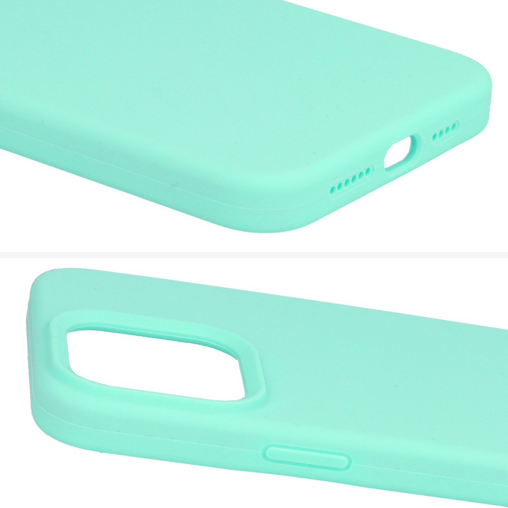 Samsung Galaxy A15 4G / Galaxy A15 5G Forcell Silicone lite hátlap tok (Zöld)