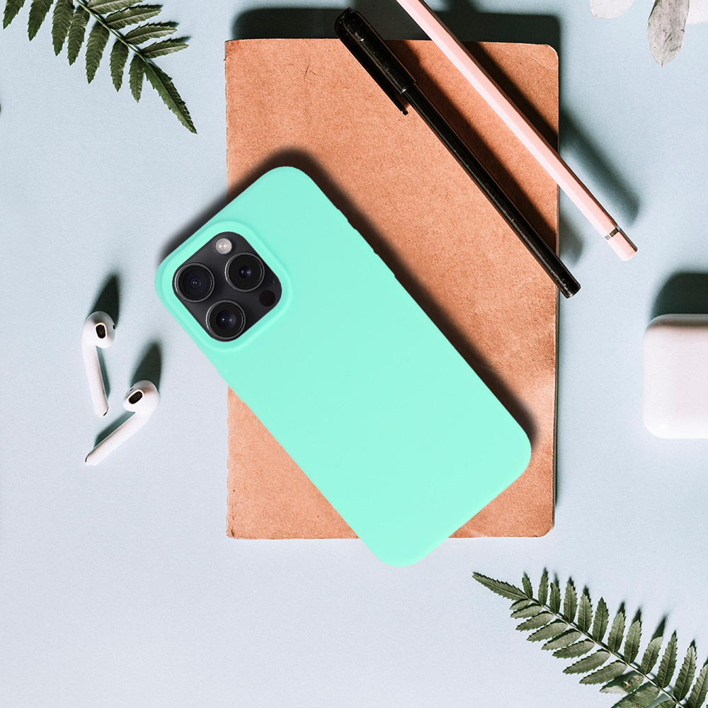 Samsung Galaxy A15 4G / Galaxy A15 5G Forcell Silicone lite hátlap tok (Zöld)