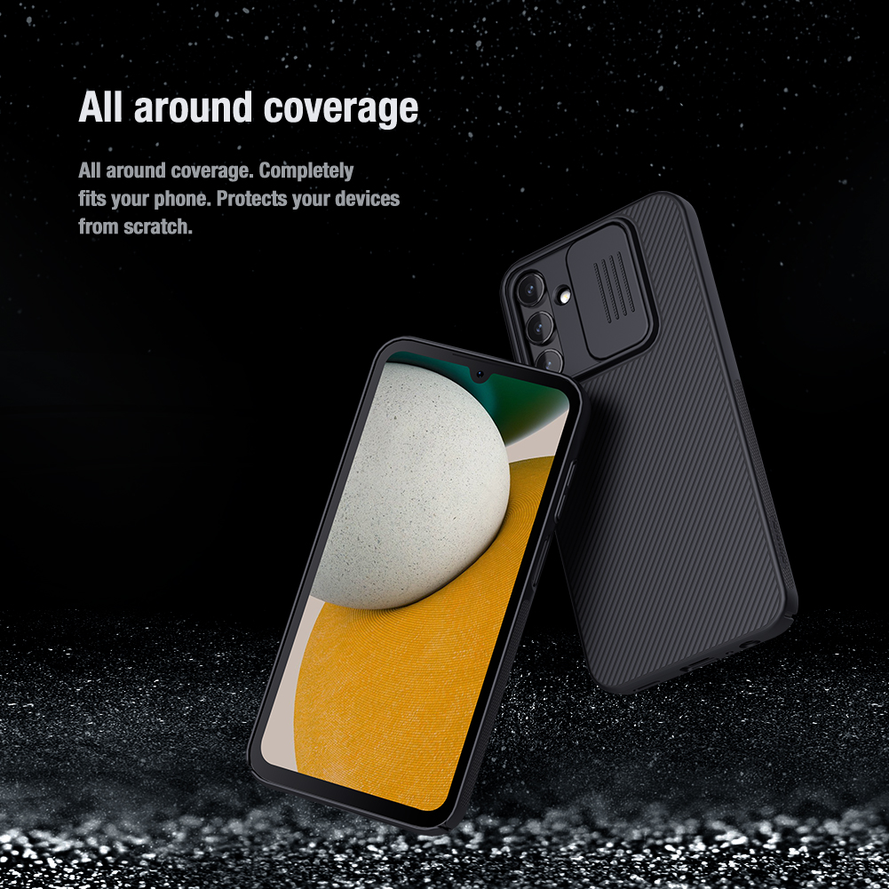Samsung Galaxy A15 4G / Galaxy A15 5G Nillkin camshield hátlap tok (Fekete)