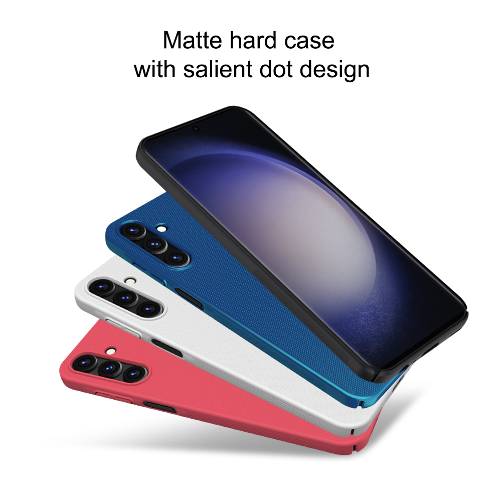 Samsung Galaxy A15 4G / Galaxy A15 5G Nillkin Super frosted strapabíró hátlap tok piros