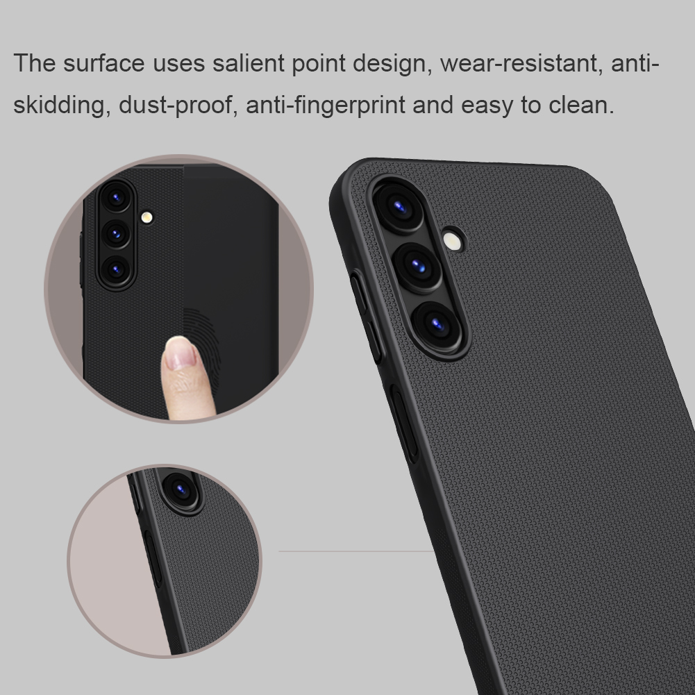 Samsung Galaxy A15 4G / Galaxy A15 5G Nillkin Super frosted strapabíró hátlap tok piros