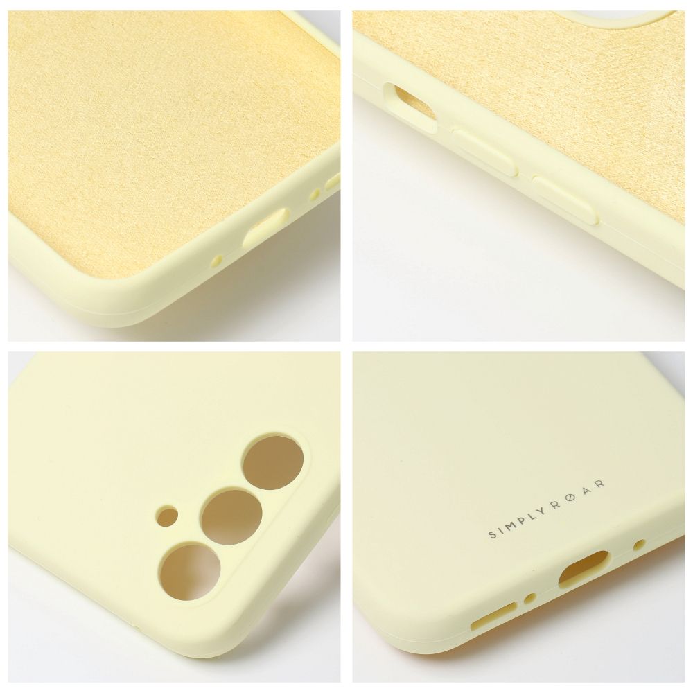 Samsung Galaxy A15 4G / Galaxy A15 5G Roar Cloud Skin hátlap tok (Sárga)