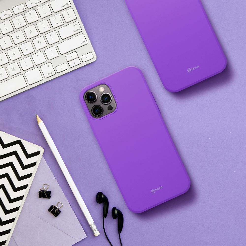 Samsung Galaxy A15 4G / Galaxy A15 5G Roar Colorful jelly hátlap tok (Lila)