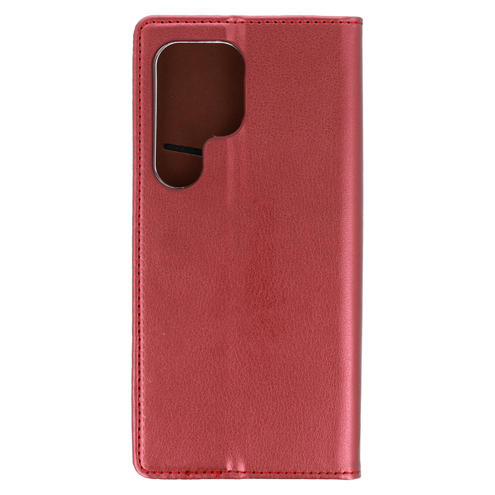 Samsung Galaxy A15 4G / Galaxy A15 5G smart magneto mágneses notesz tok (Bordó)