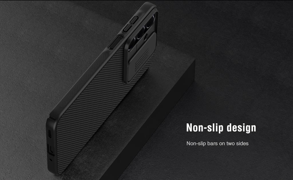 Samsung Galaxy A16 4G / Galaxy A16 5G Nillkin camshield hátlap tok (Kék)