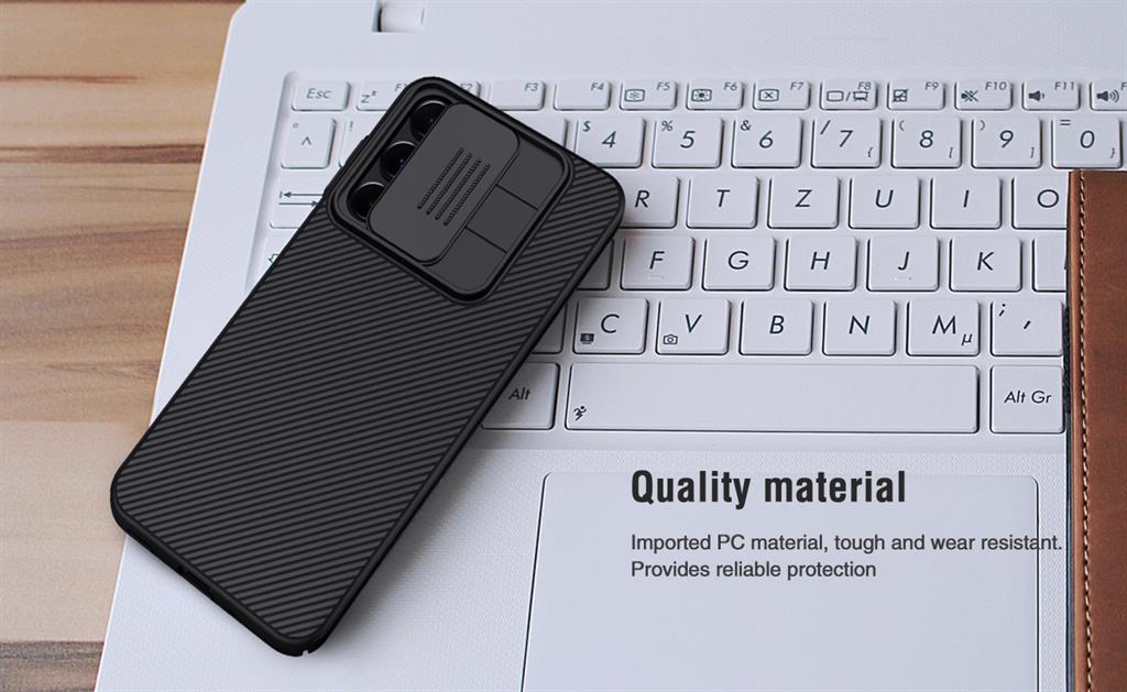Samsung Galaxy A16 4G / Galaxy A16 5G Nillkin camshield hátlap tok (Kék)