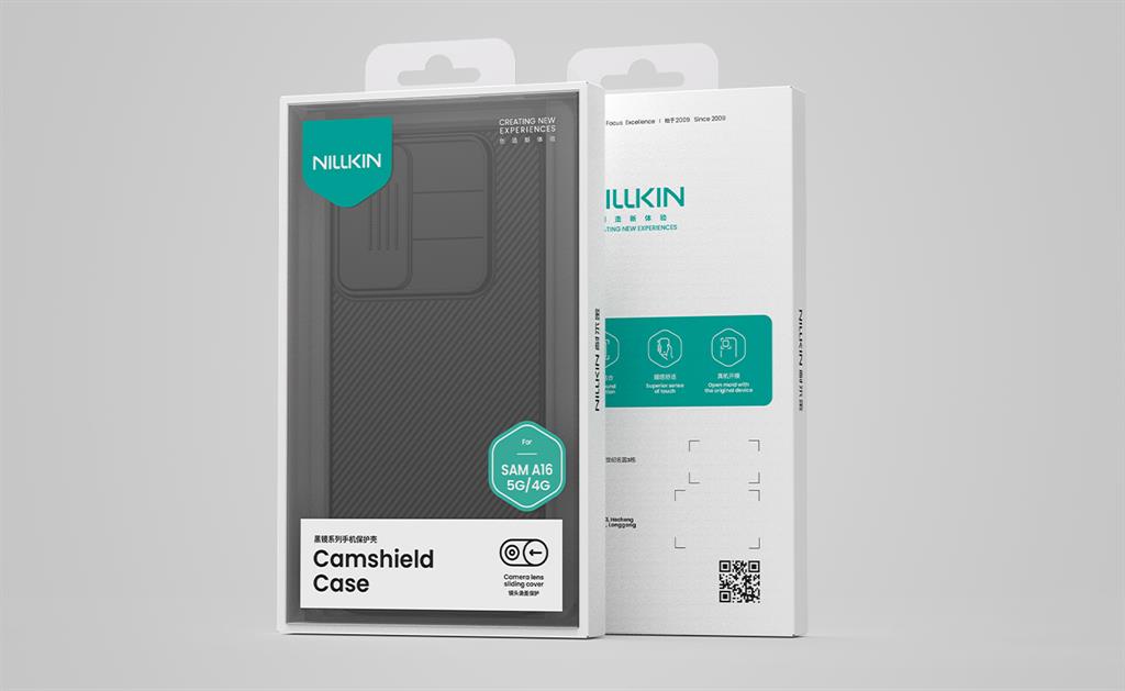 Samsung Galaxy A16 4G / Galaxy A16 5G Nillkin camshield hátlap tok (Kék)