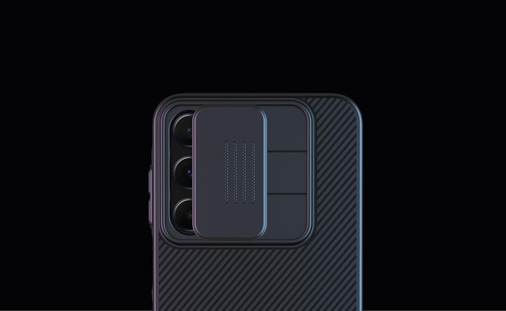 Samsung Galaxy A16 4G / Galaxy A16 5G Nillkin camshield hátlap tok (Kék)