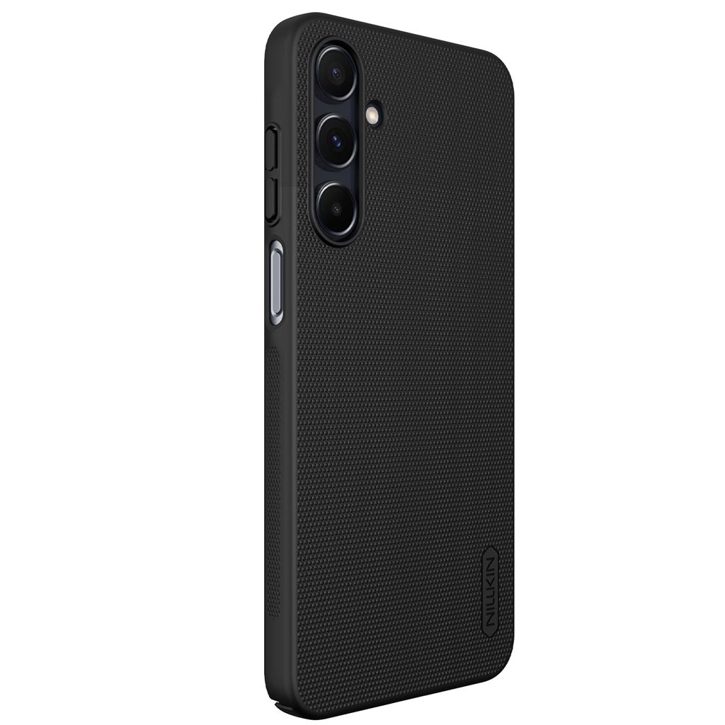 Samsung Galaxy A16 4G / Galaxy A16 5G Nillkin Super frosted strapabíró hátlap tok (Fekete)