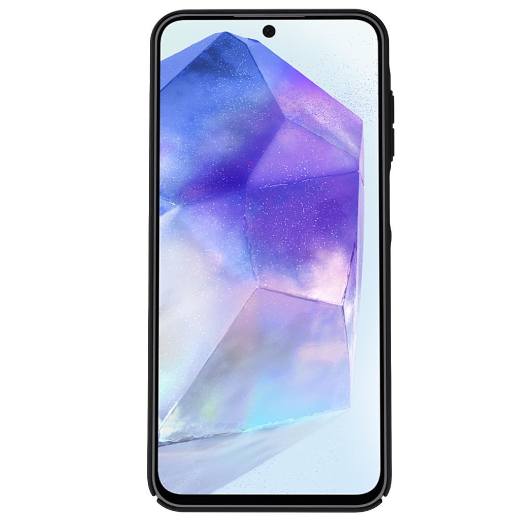 Samsung Galaxy A16 4G / Galaxy A16 5G Nillkin Super frosted strapabíró hátlap tok (Fekete)