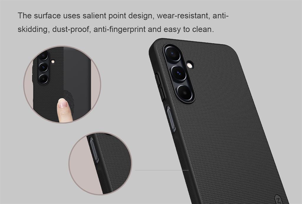 Samsung Galaxy A16 4G / Galaxy A16 5G Nillkin Super frosted strapabíró hátlap tok (Kék) 7