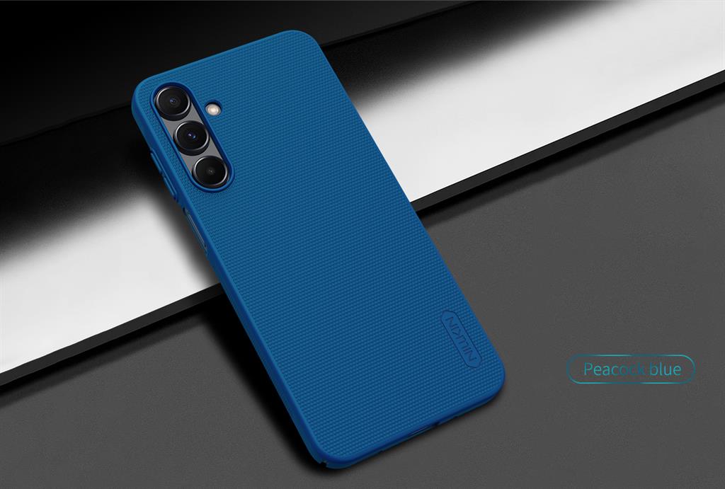 Samsung Galaxy A16 4G / Galaxy A16 5G Nillkin Super frosted strapabíró hátlap tok (Kék) 17