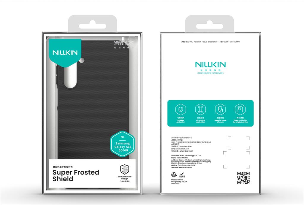 Samsung Galaxy A16 4G / Galaxy A16 5G Nillkin Super frosted strapabíró hátlap tok (Kék) 18