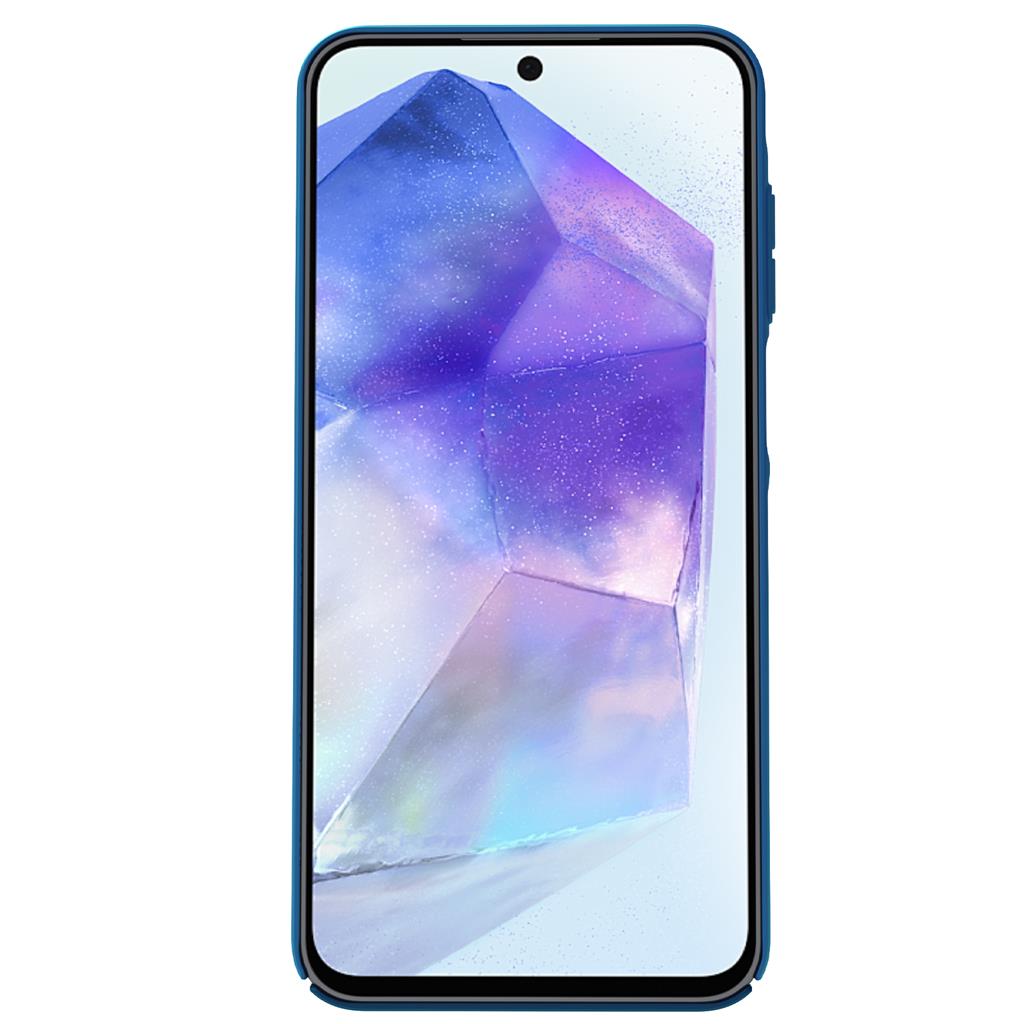 Samsung Galaxy A16 4G / Galaxy A16 5G Nillkin Super frosted strapabíró hátlap tok (Kék) 1