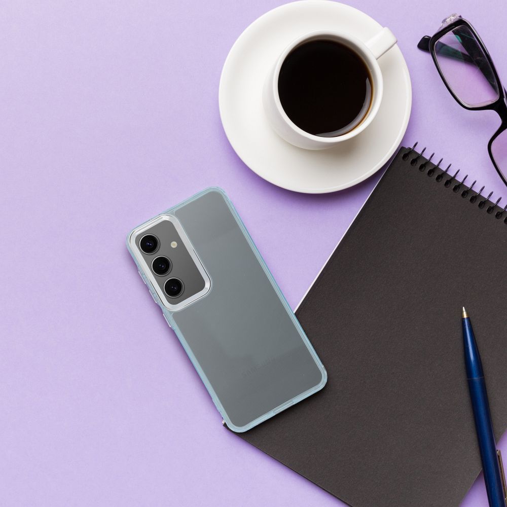 Samsung Galaxy A16 4G / Galaxy A16 5G Pearl hátlap tok (Kék)