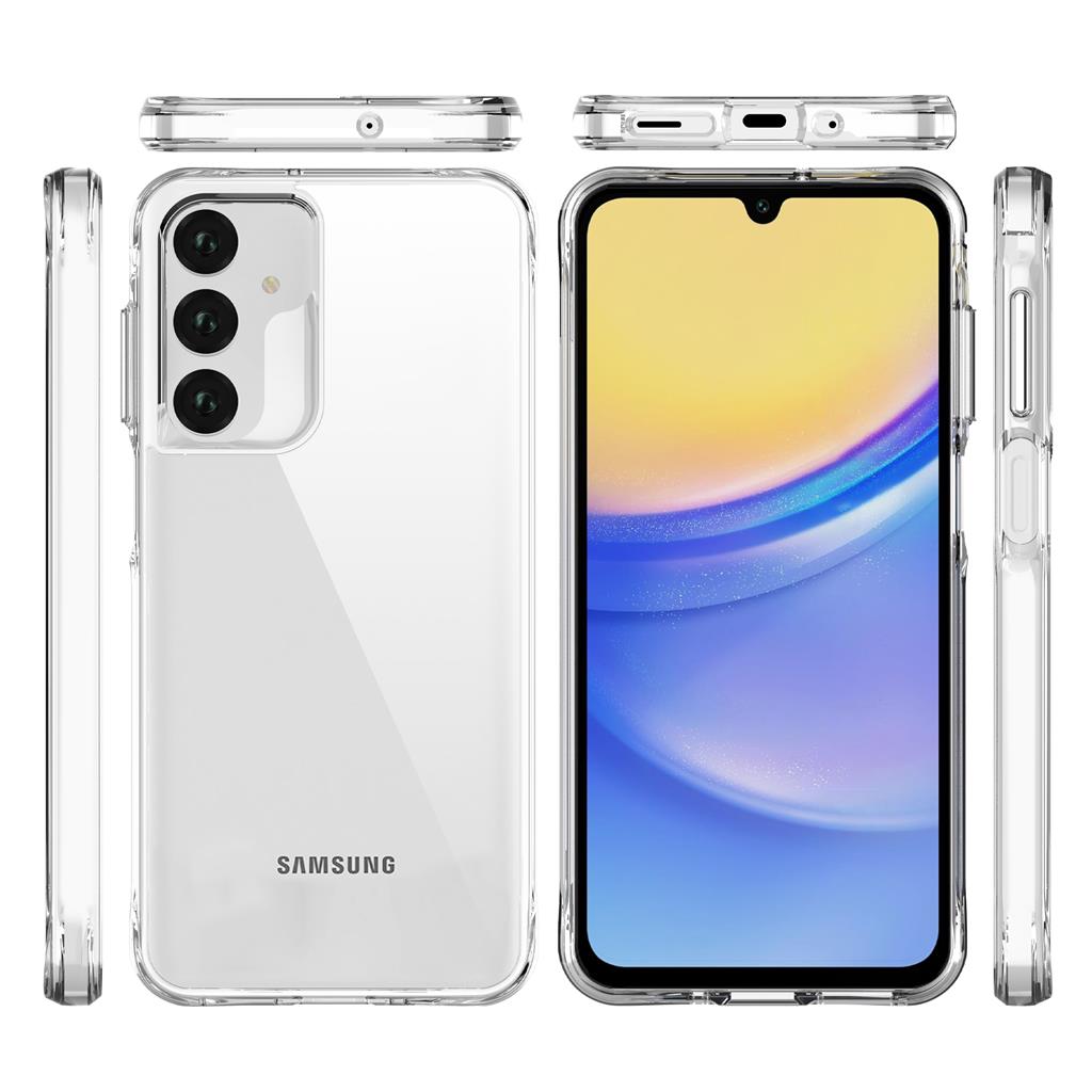 Samsung Galaxy A16 4G / Galaxy A16 5G TOKO Pure hátlap tok (Átlátszó)