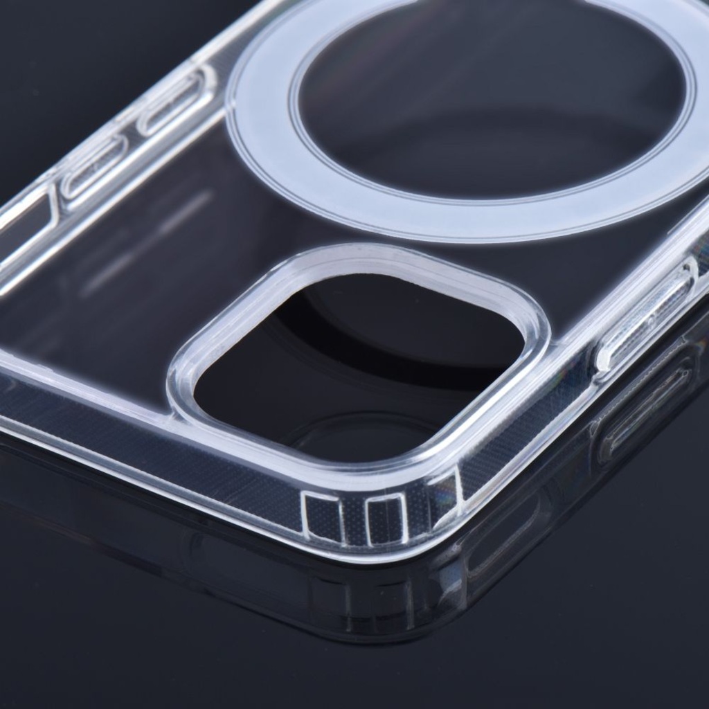 Samsung Galaxy A17 5G Clear mag MID MagSafe hátlap tok (Átlátszó)