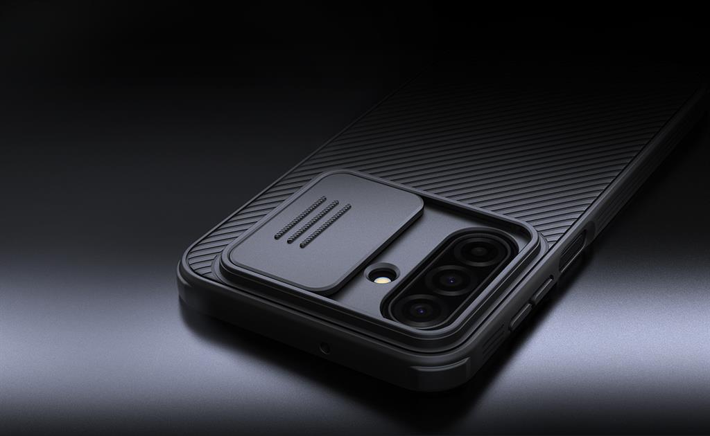 Samsung Galaxy A17 Nillkin camshield armor hátlap tok (Fekete)
