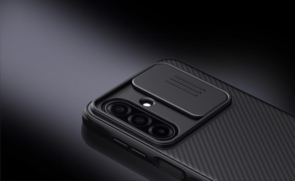 Samsung Galaxy A17 Nillkin Camshield Pro hátlap tok (Fekete)