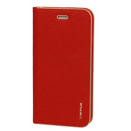 Samsung Galaxy A20s Vennus book notesz tok (Piros)