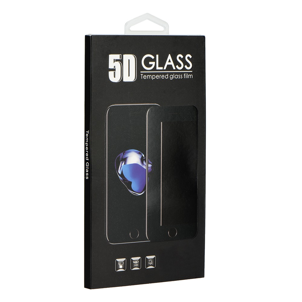 Samsung Galaxy A22 4G 5D full glue üvegfólia teljes kijelzőre, fekete