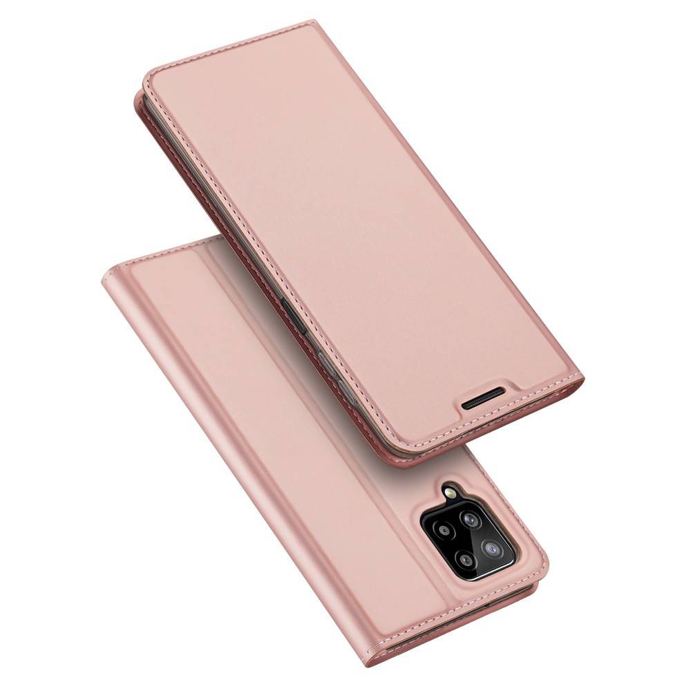 Samsung Galaxy A22 4G DUX DUCIS skin bőr notesz tok, (Pink)