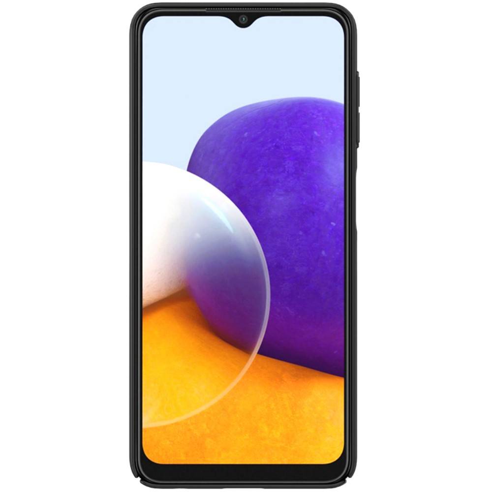 Samsung Galaxy A22 4G Nillkin camshield hátlap tok, (Fekete) 0