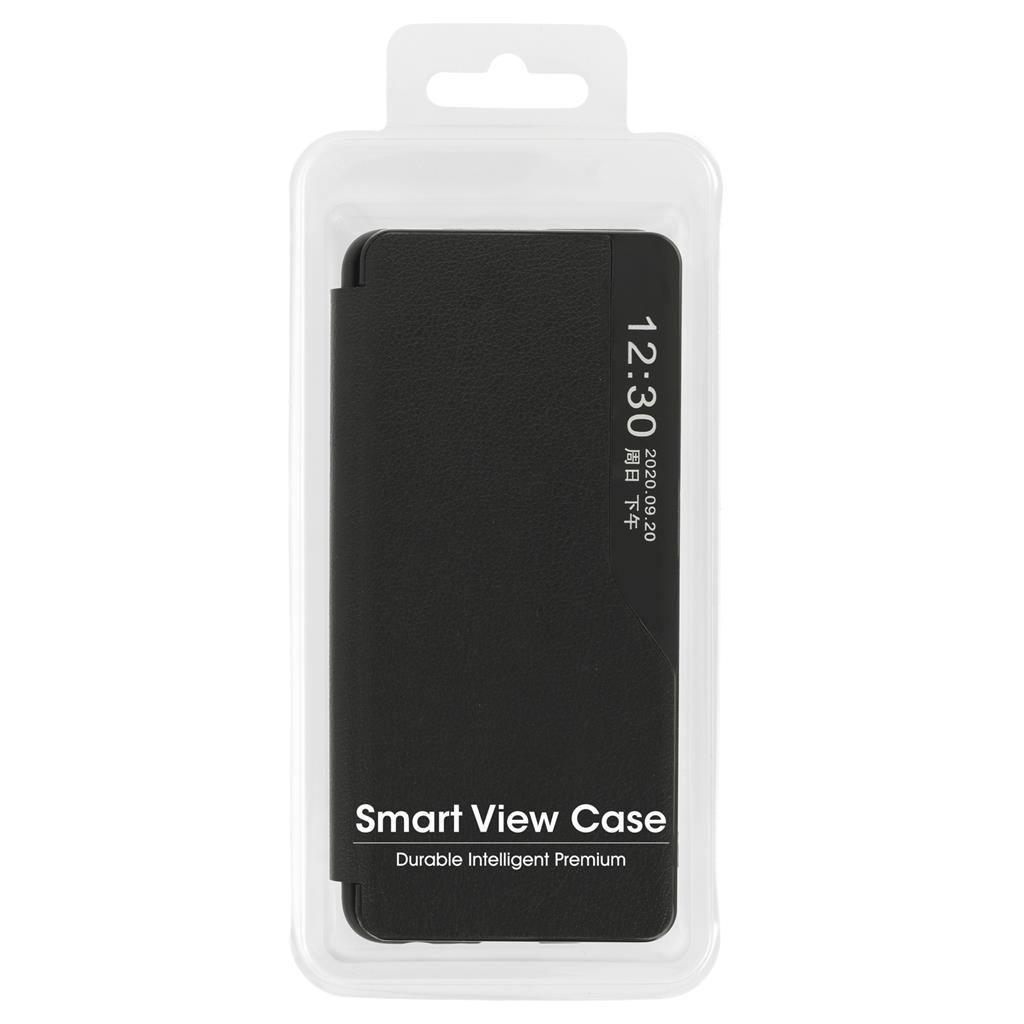 Samsung Galaxy A22 5G Smart view TPU notesz tok (Fekete)