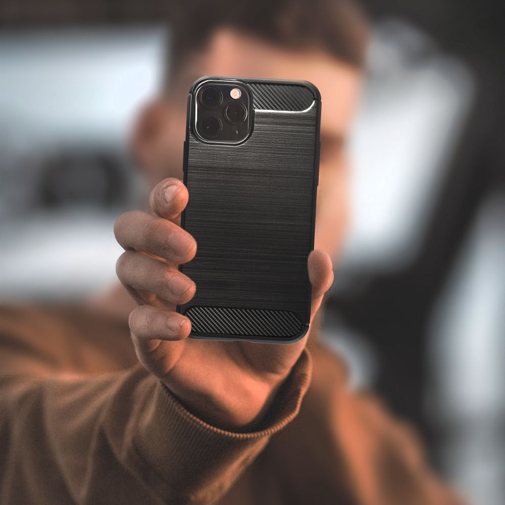 Samsung Galaxy A23 5G forcell carbon hátlap tok (Fekete)