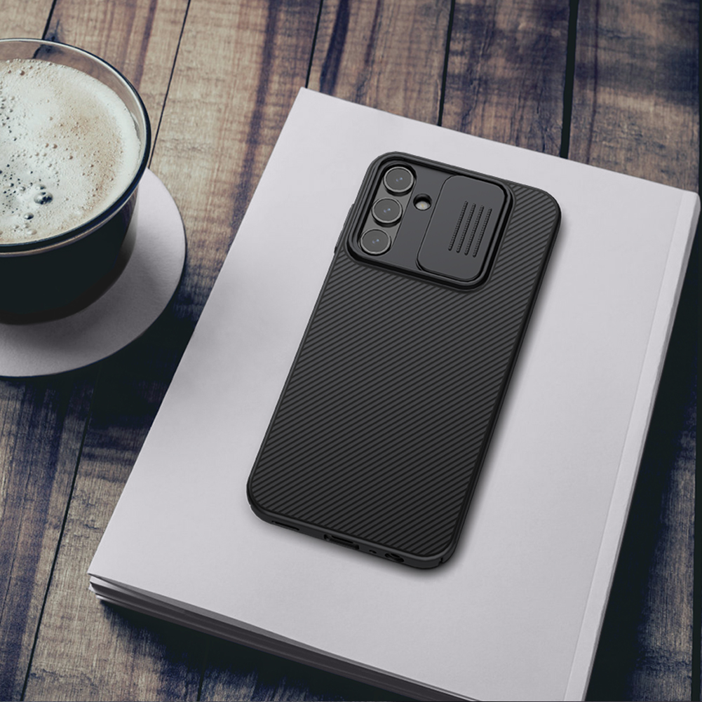 Samsung Galaxy A25 5G Nillkin camshield hátlap tok (Kék)