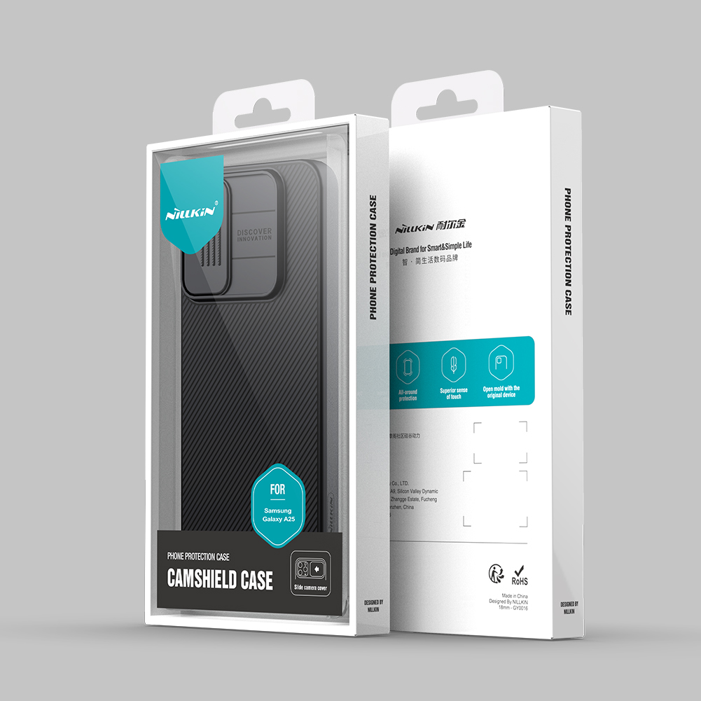Samsung Galaxy A25 5G Nillkin camshield hátlap tok (Kék)