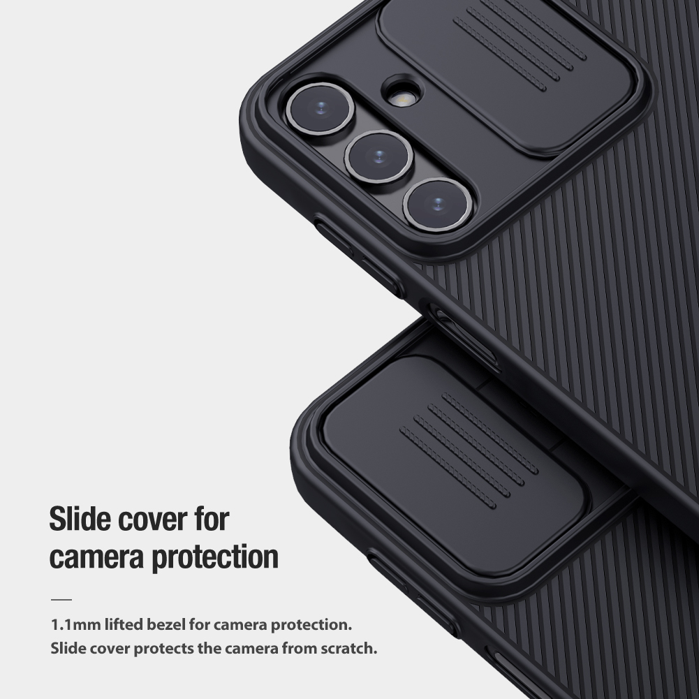 Samsung Galaxy A25 5G Nillkin camshield hátlap tok (Kék)