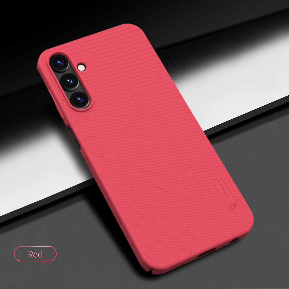 Samsung Galaxy A25 5G Nillkin Super frosted strapabíró hátlap tok piros 4