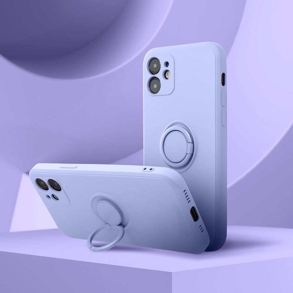 Samsung Galaxy A25 5G silicone ring hátlap tok (Lila)