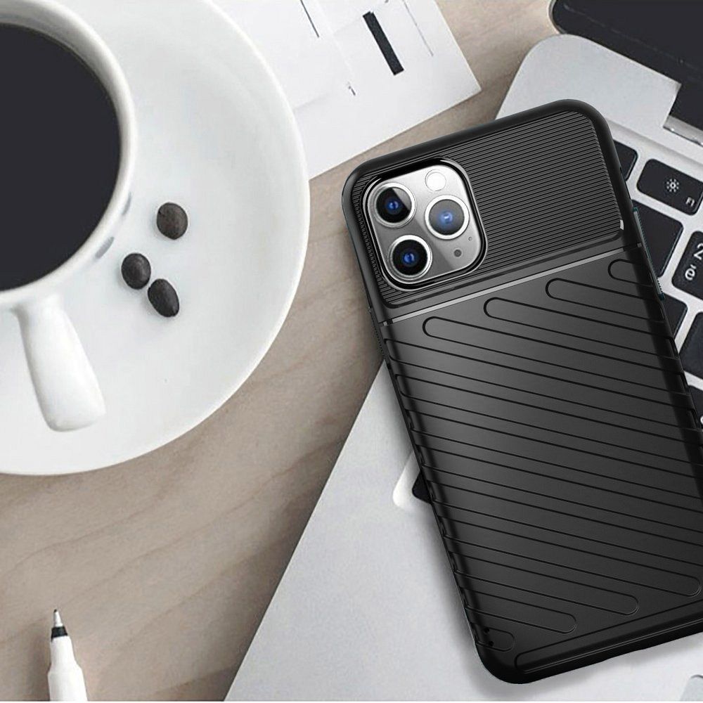 Samsung Galaxy A25 5G thunder hátlap tok (Fekete)