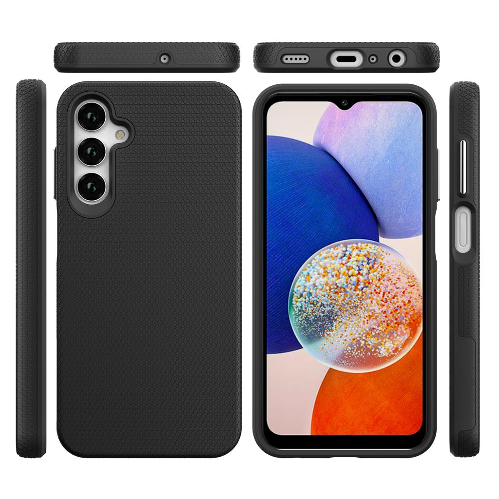 Samsung Galaxy A25 5g TOKO Triangle hátlap tok (Fekete)